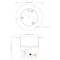 Ac Works Flanged Locking Inlet, L6-30R, 30 A, 250V AC, Screw Terminals, Black ASOUL630R - alternate 4